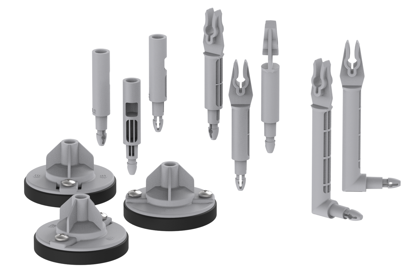 5x Symterra Magnetic Support Pack Kit - Light Grey