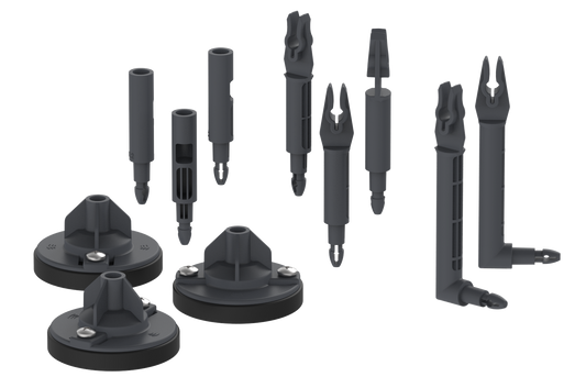 5x Symterra Magnetic Support Pack Kit - Dark Grey